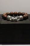 Parts of Four Bodhichitta S3 Charm Bodhichitta S3 Bracelet PS4-1418-1-BC+MA-YGCY Bodhichitta Beads+Matte Sterling Silver PPOF10
